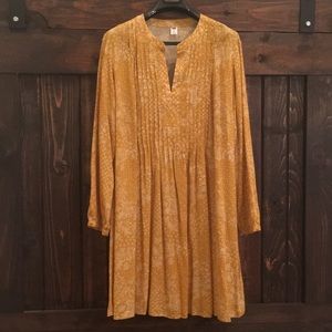 Old Navy Mustard Yellow Dress